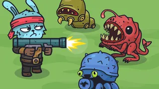 Protege tu tierra de oleadas de plagas mutantes en este emocionante juego de acción y defensa. Elige potentes mejoras y lucha por sobrevivir. ¡Juega a ¡Fuera…
