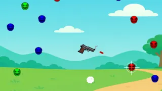 Pon a prueba tus reflejos en RGB Shooter, un vibrante juego arcade donde combinas colores de balas para destruir oleadas de enemigos. ¿Sobrevivirás al desafío?