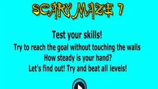 Navigasi koridor berbahaya dalam Scary Maze 7. Cabaran klasik ini menuntut fokus sepenuhnya dan tangan yang mantap untuk berjaya. Lihat jika anda boleh…