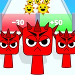 Bimbing pasukan Sprunki anda yang comel melalui laluan berhalangan yang mencabar. Besarkan skuad anda dengan memilih pintu yang betul dan uji refleks anda…