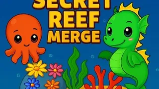 Gabungkan makhluk laut comel dalam Secret Reef Merge. Jatuhkan dan padankan haiwan secara strategik untuk mencipta yang baharu dan kosongkan ruang sebelum…