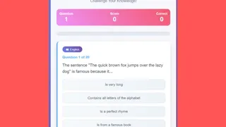Uji intelek anda dengan Kuiz Pendidikan, permainan trivia yang menyeronokkan dan menarik untuk semua peringkat umur. Jawab soalan merentasi pelbagai subjek.