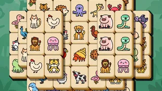 Padankan jubin haiwan comel dan kosongkan susun atur yang mencabar dalam permainan Mahjong yang menenangkan ini. Uji kemahiran menyelesaikan teka-teki anda dan…